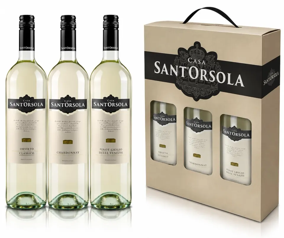 Sant'Orsola Tris Bianco Chardonnay Orvieto Pinot Grigio 3x750ml