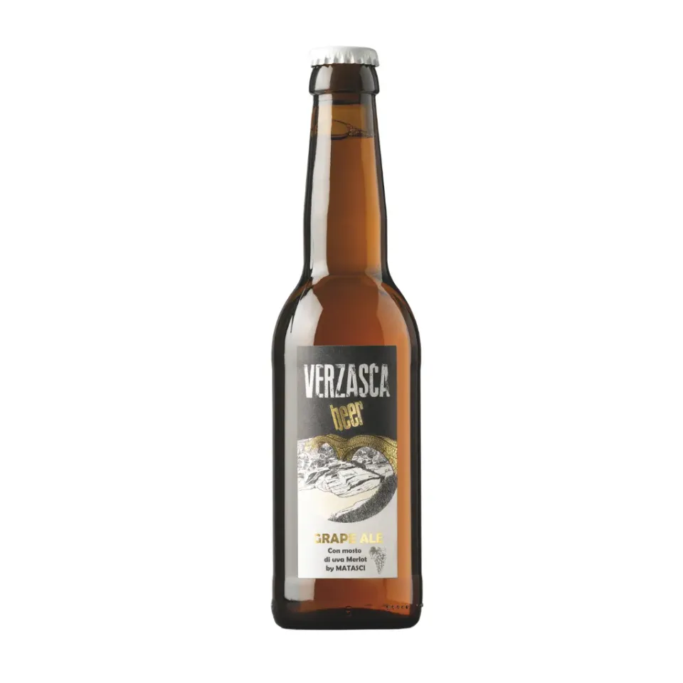 Matasci Verzasca Beer Grape Ale birra 33cl Merlot