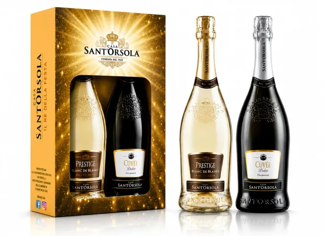 Sant'Orsola Cuvée Prestige spumante 2x750 ml brut e dolce