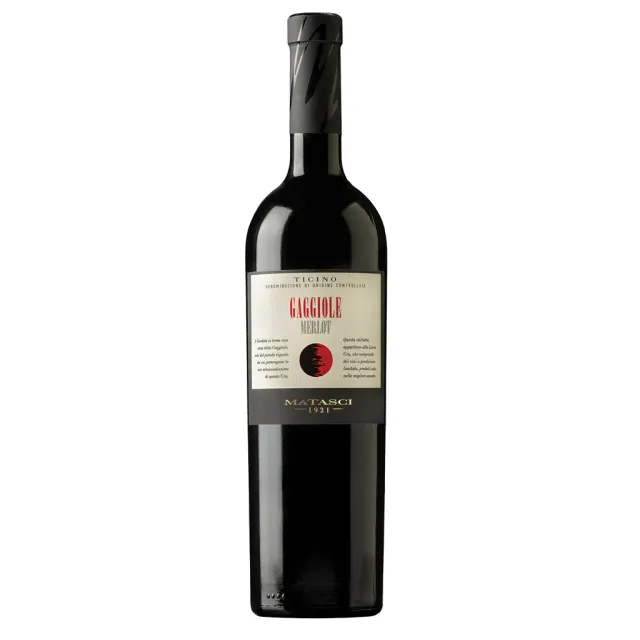 Matasci Gaggiole Merlot Ticino DOC 75 CL 2022 barrique