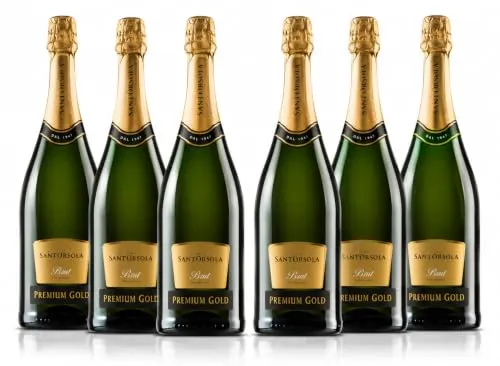Sant'Orsola Premium Gold Cuvée spumante brut 6x750 ml fresco