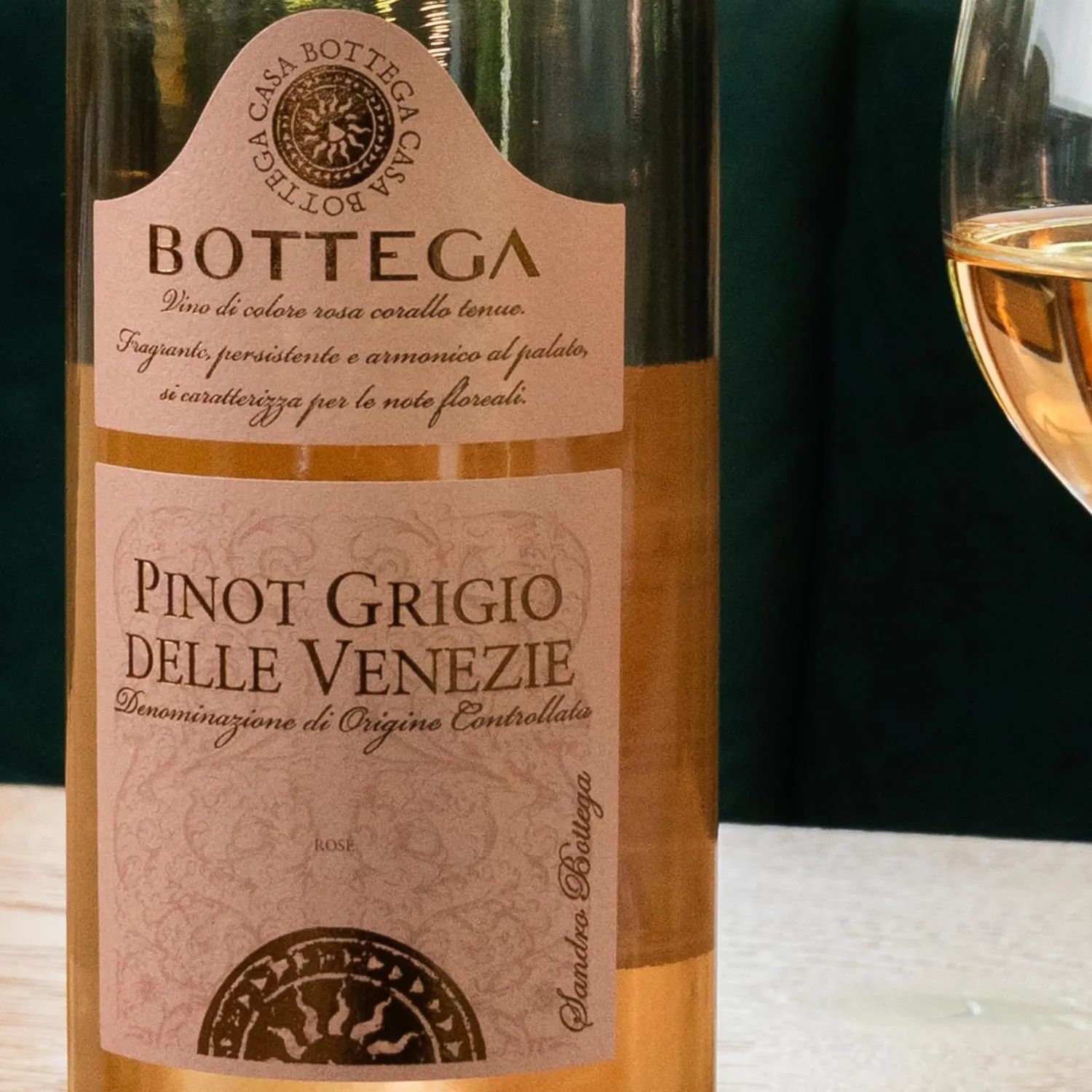Bottega Pinot Grigio Venezie DOC vino rosato 750 ml Piave