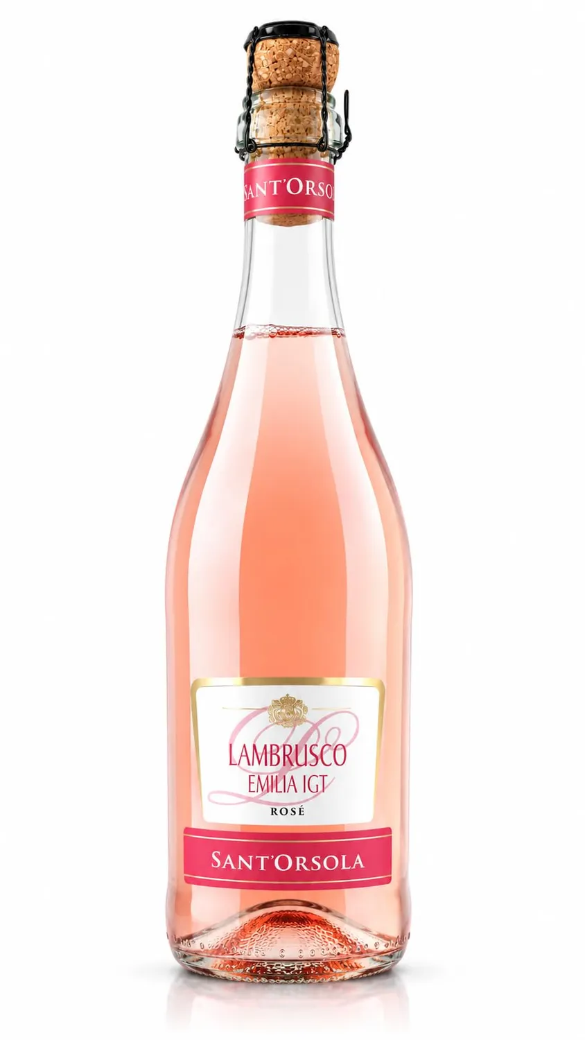 Sant'Orsola Lambrusco Emilia Rosé Frizzante 6x750 ml Fruttato