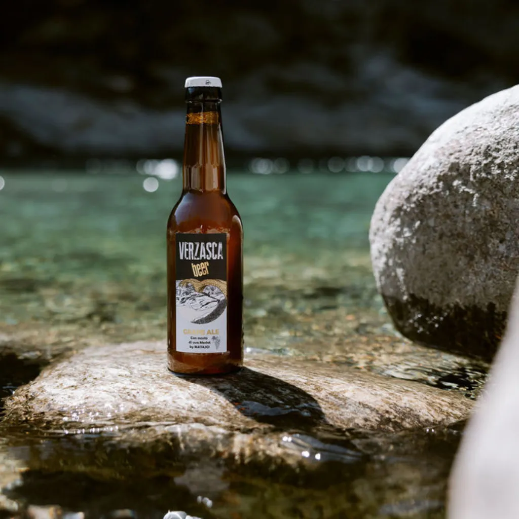 Matasci Verzasca Beer Grape Ale birra 33cl Merlot