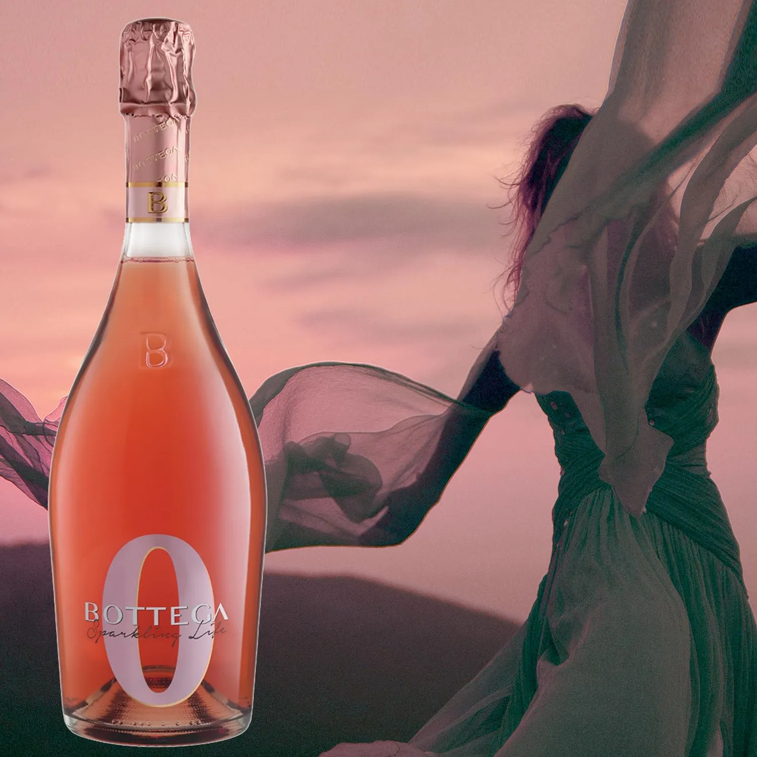 Bottega Sparkling Life 0 rosé analcolico 3x750 ml