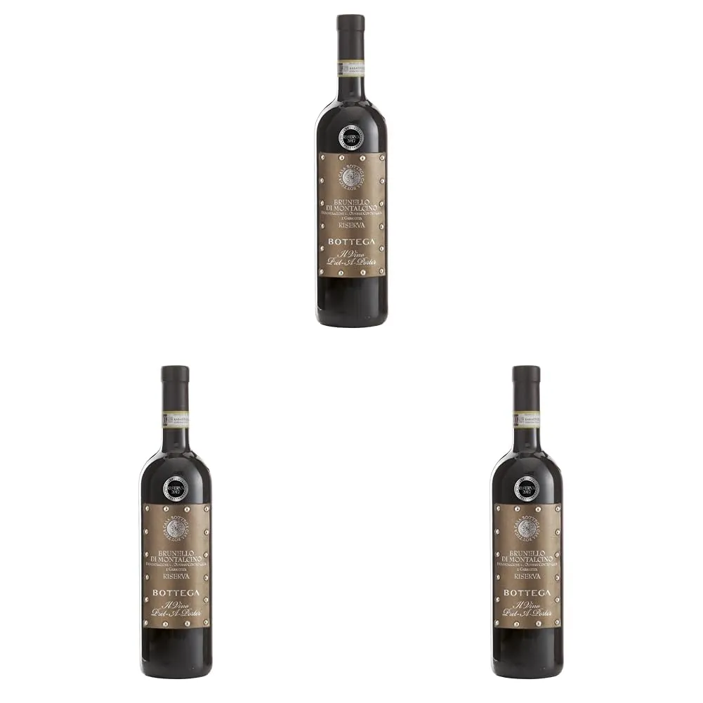 Bottega Prêt-à-Porter Brunello Riserva vino rosso 750 ml pelle