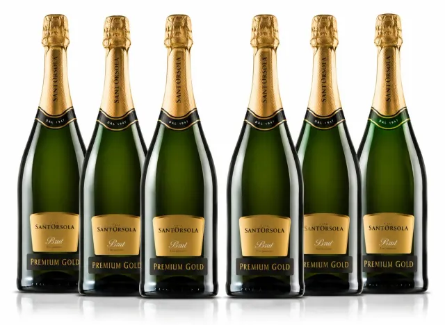 Sant'Orsola Premium Gold Cuvée spumante brut 6x750 ml fresco