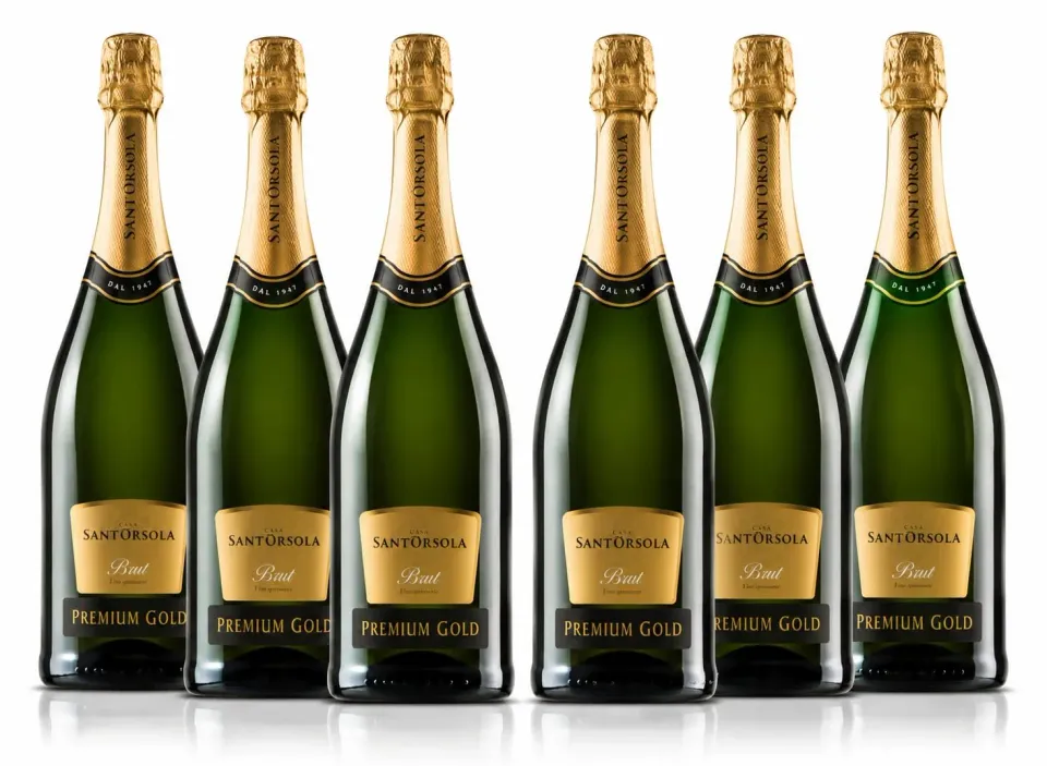 Sant'Orsola Premium Gold Cuvée spumante brut 6x750 ml fresco