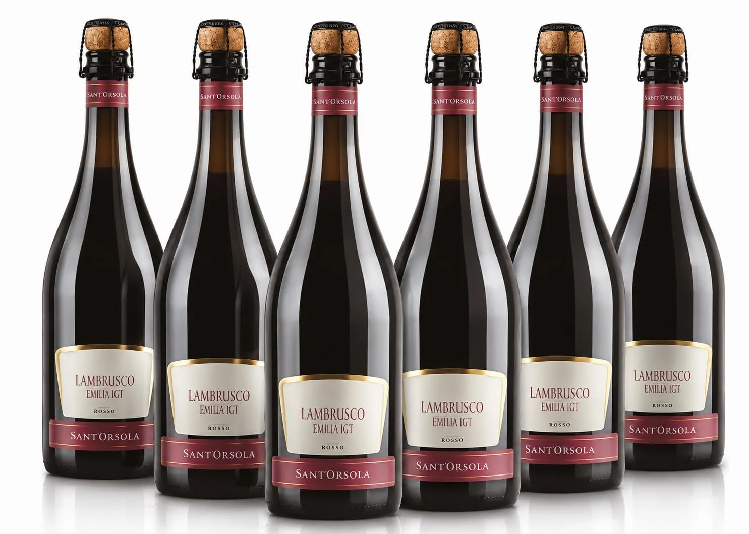 Sant'Orsola Lambrusco Emilia Rosé Frizzante 6x750 ml Fruttato