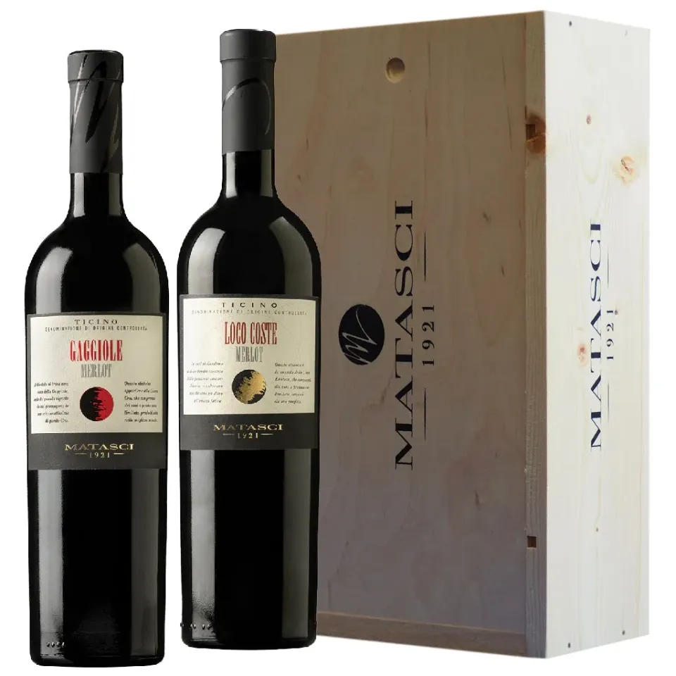 Matasci Cru Loco Coste Gaggiole Merlot 2x75 CL cassetta
