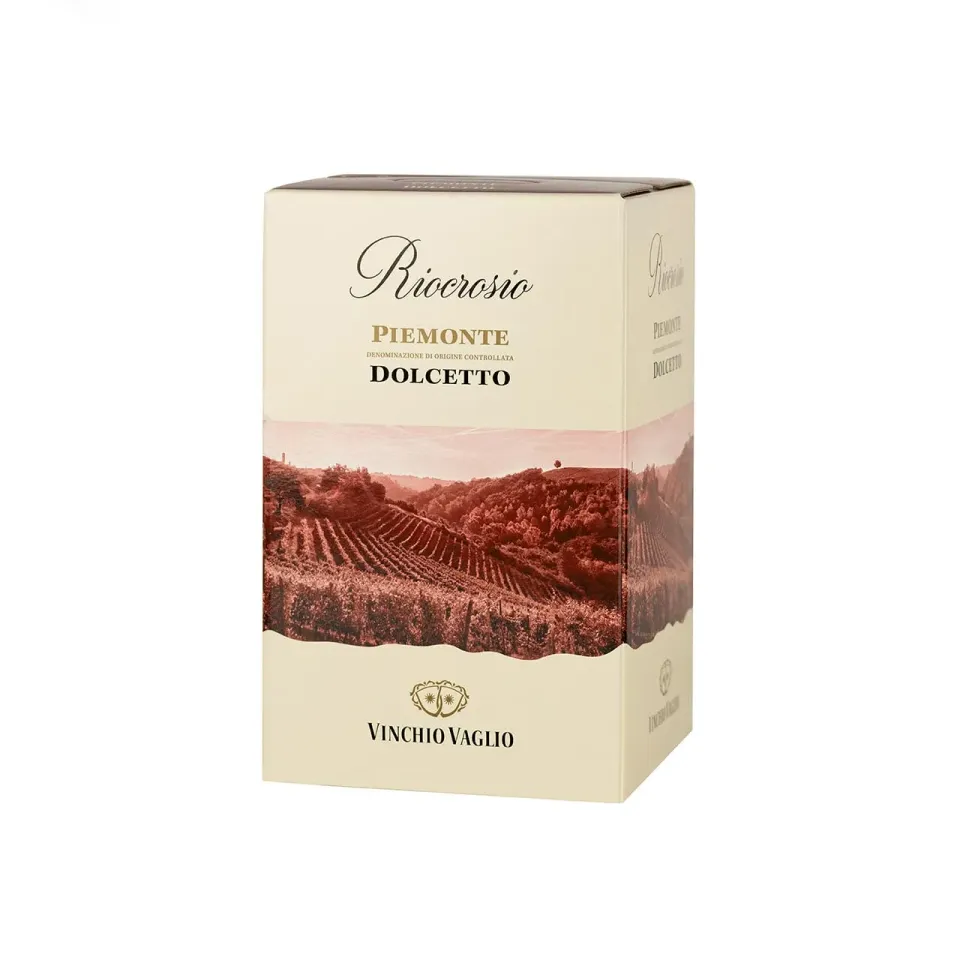 Vinchio Vaglio Riocrosio Dolcetto vino rosso bag in box