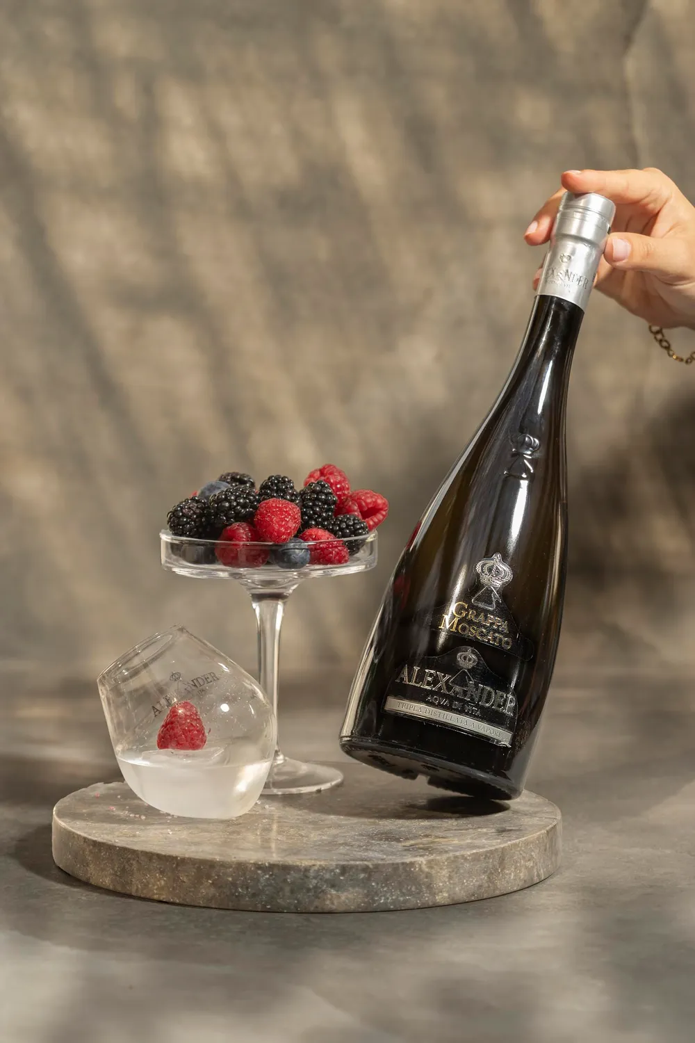 Bottega Alexander Grappa Moscato 38% 700ml Monovarietale