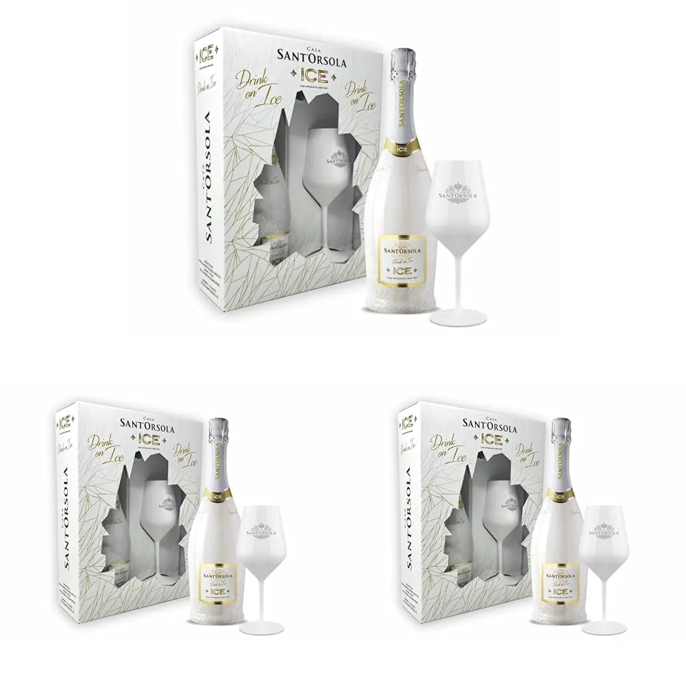 Sant'Orsola Prosecco Ice Demi Sec 750ml con Calice