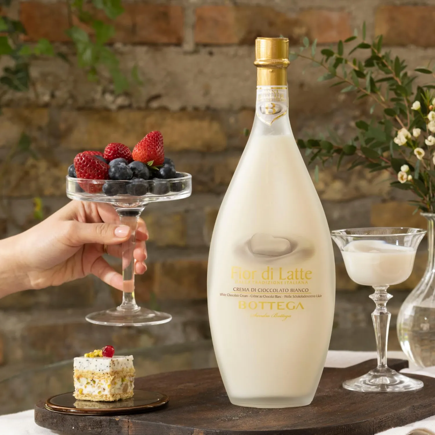 Bottega Black & White liquori cremosi 2x500 ml Fiordilatte Gianduia