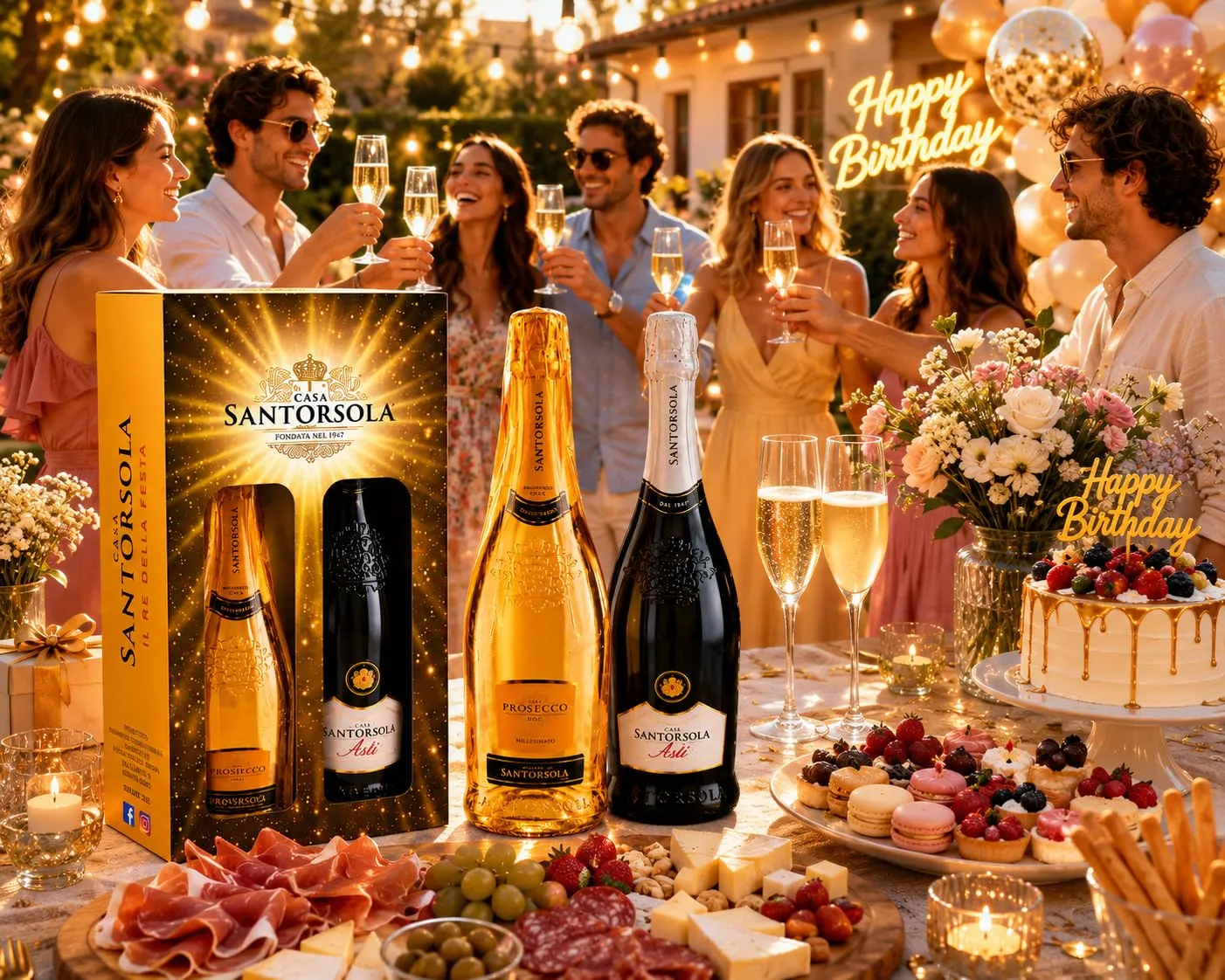 Sant'Orsola Prosecco Millesimato Extra Dry e Asti spumante 2x750 ml