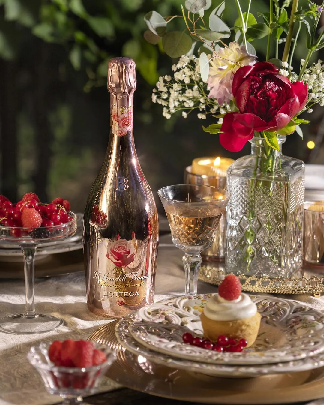 Bottega Pink Manzoni Moscato Spumante 750 ml Astuccio
