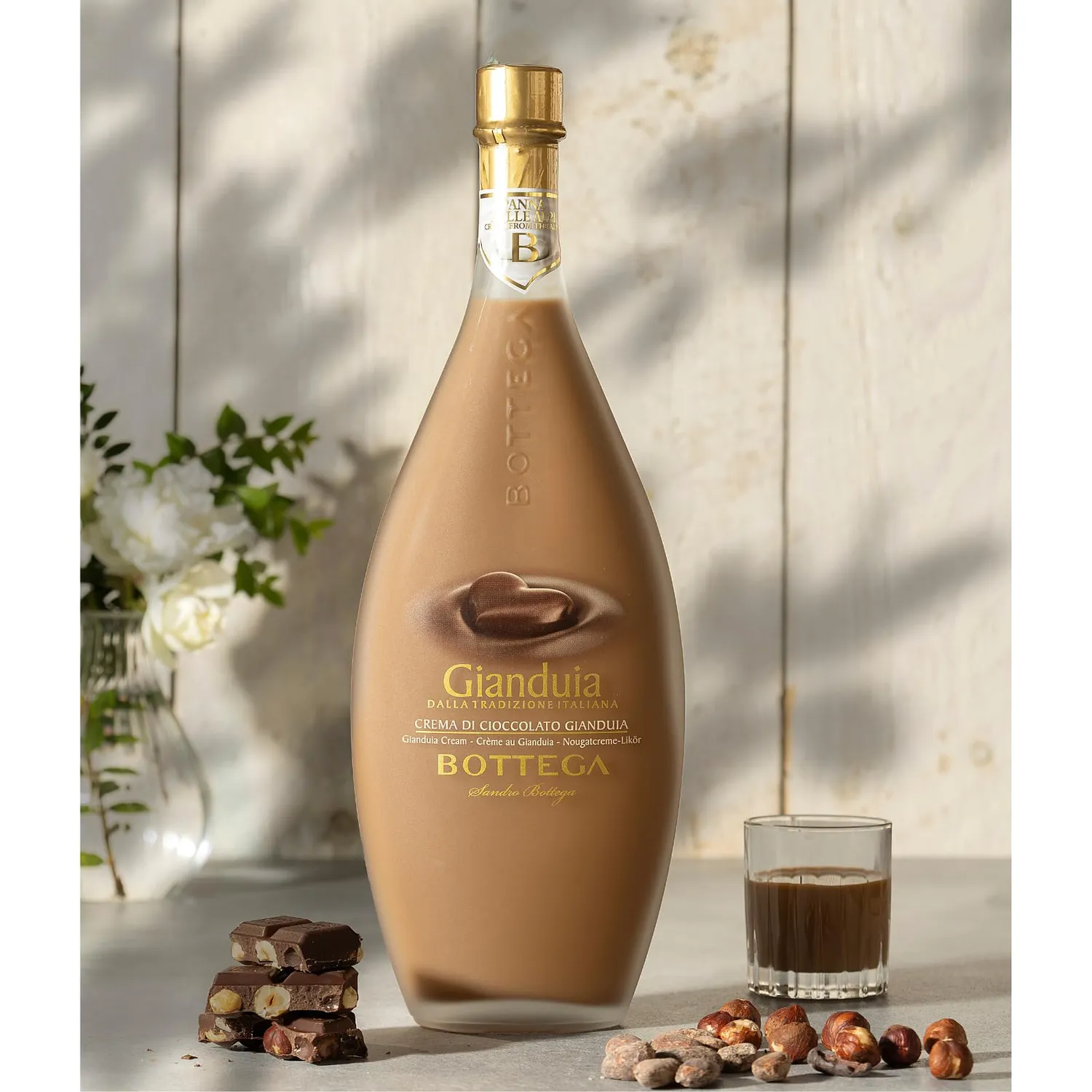 Bottega Black & White liquori cremosi 2x500 ml Fiordilatte Gianduia