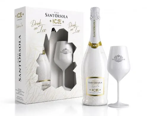 Sant'Orsola Prosecco Ice Demi Sec 750ml con Calice