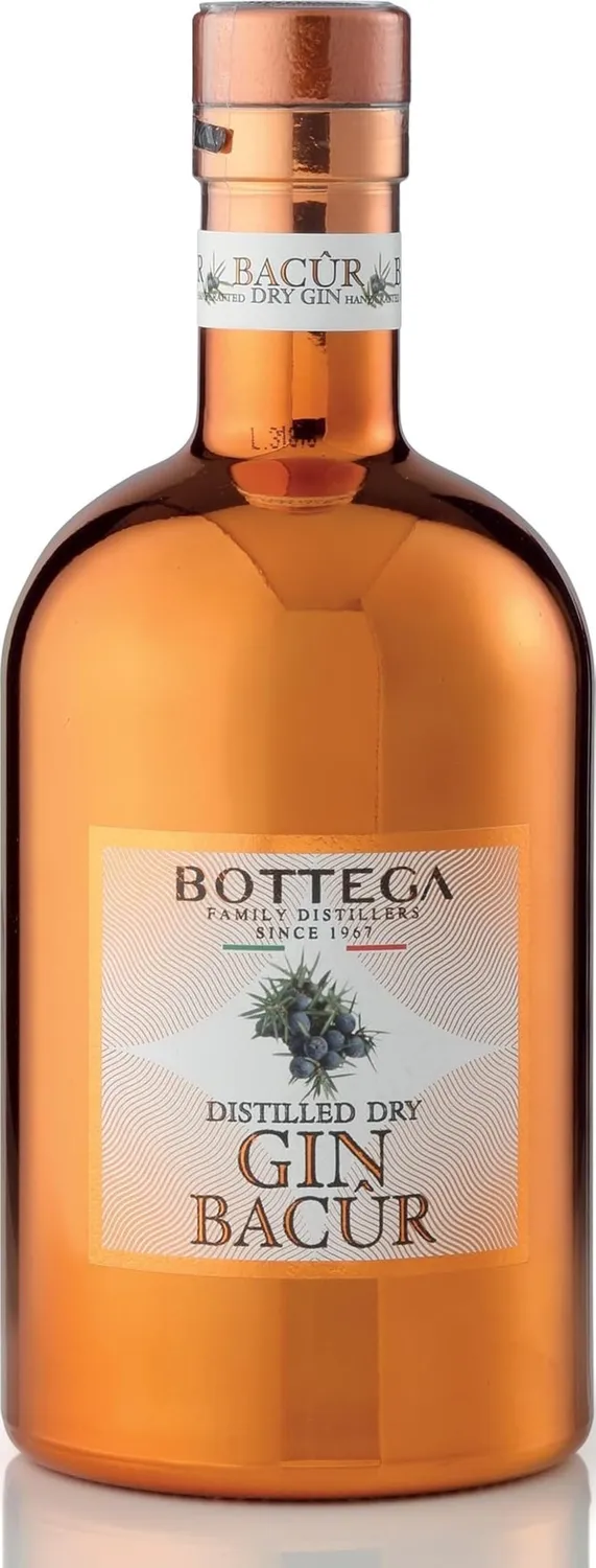 Bottega Bacûr Dry Gin gift 500 ml + 2 bicchieri italiani