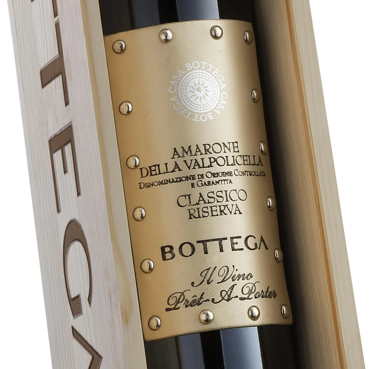 Bottega Prêt-à-Porter Amarone Riserva vino rosso 750 ml pelle