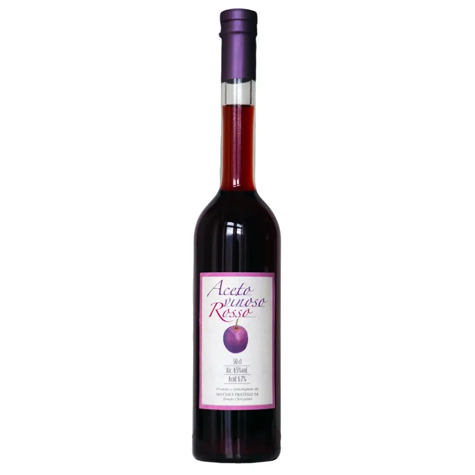 Matasci Aceto Vinoso Rosso condimento 50 CL da uve Merlot