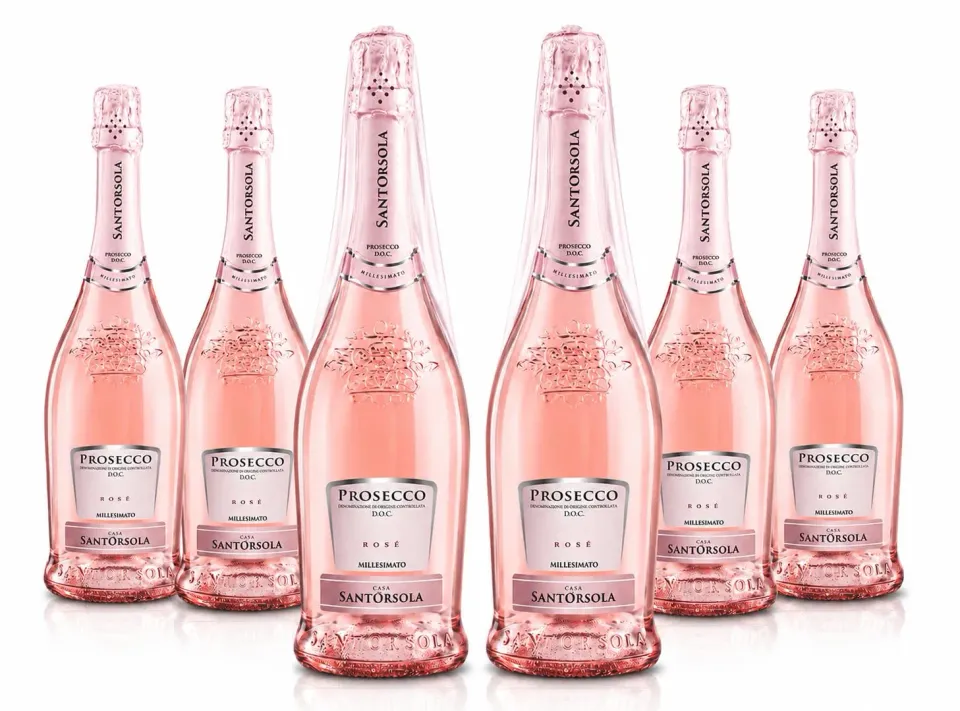 Sant'Orsola Prosecco DOC Rosè Millesimato Extra Dry spumante 6x750 ml