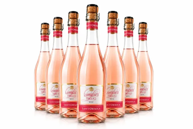 Sant'Orsola Lambrusco Emilia Rosé Frizzante 6x750 ml Fruttato