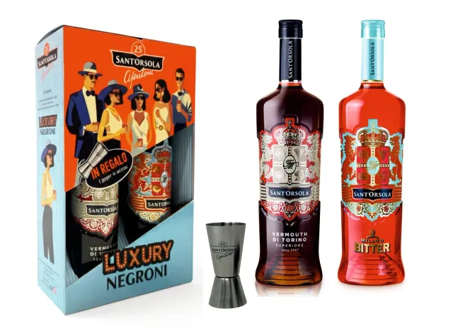 Sant'Orsola Luxury Negroni Kit 2x1 L Vermouth+Bitter