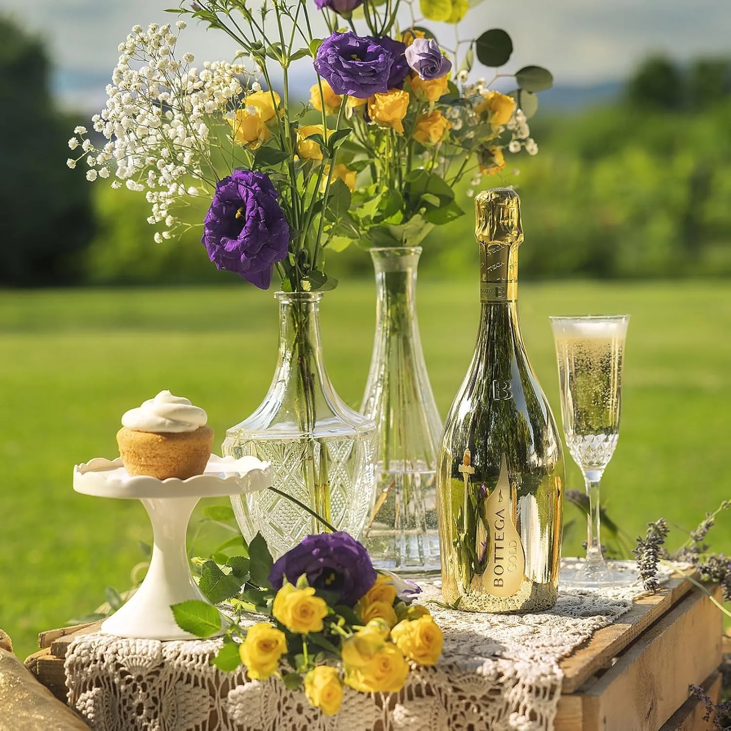 Bottega Gold Prosecco DOC 750 ml con 2 Calici