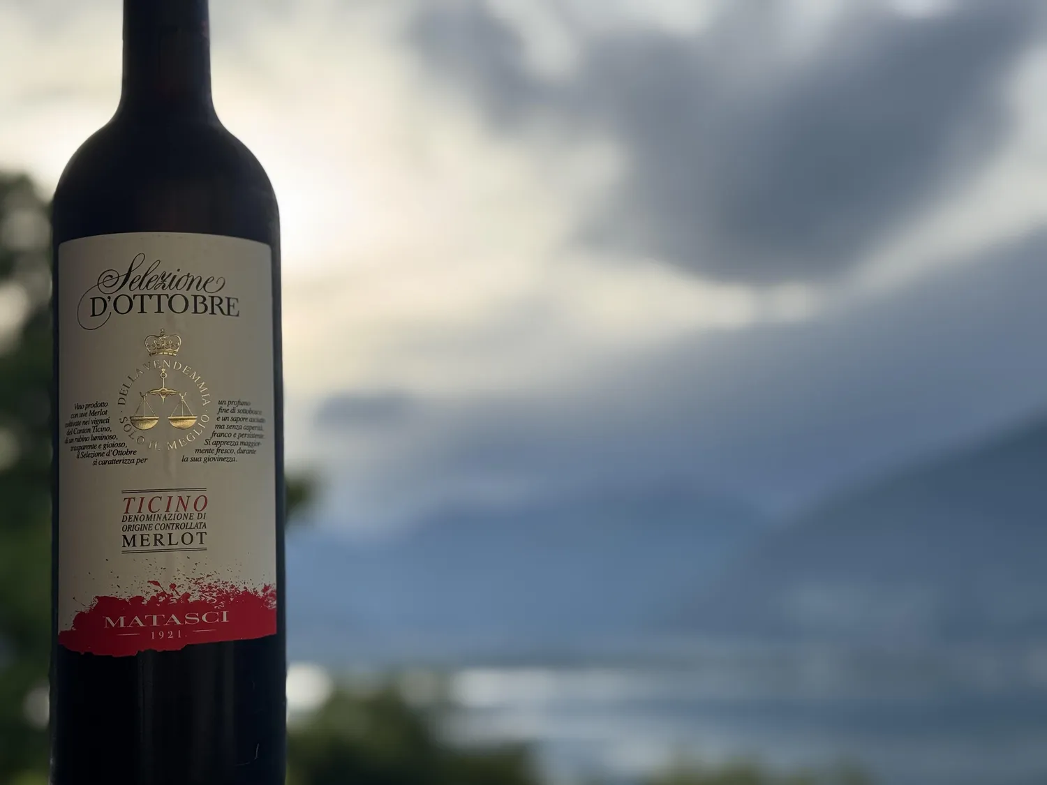 Matasci Selezione d'Ottobre Bianco Merlot Ticino DOC vino bianco 75 CL delicato