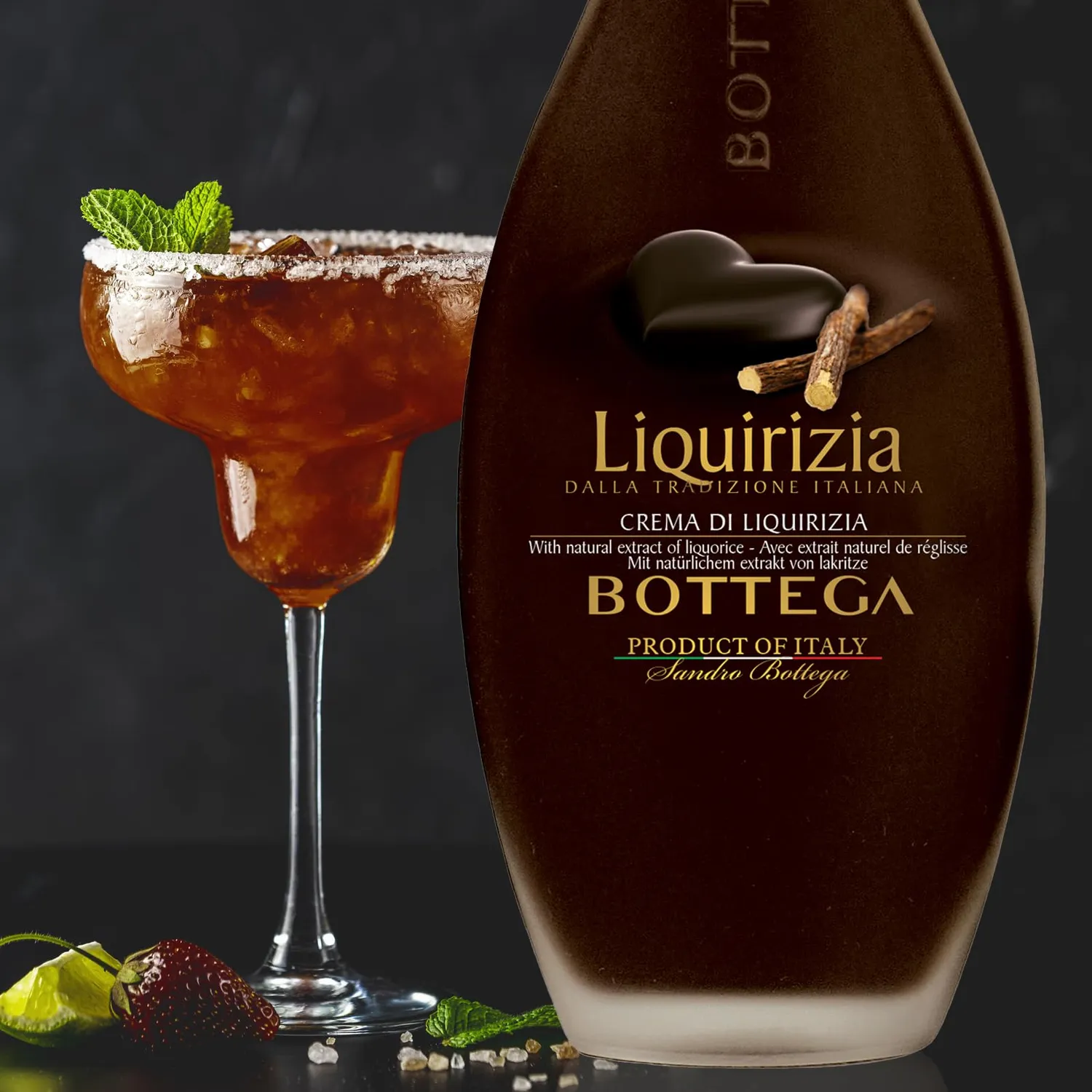 Bottega Liquirizia crema liquore 500ml nera