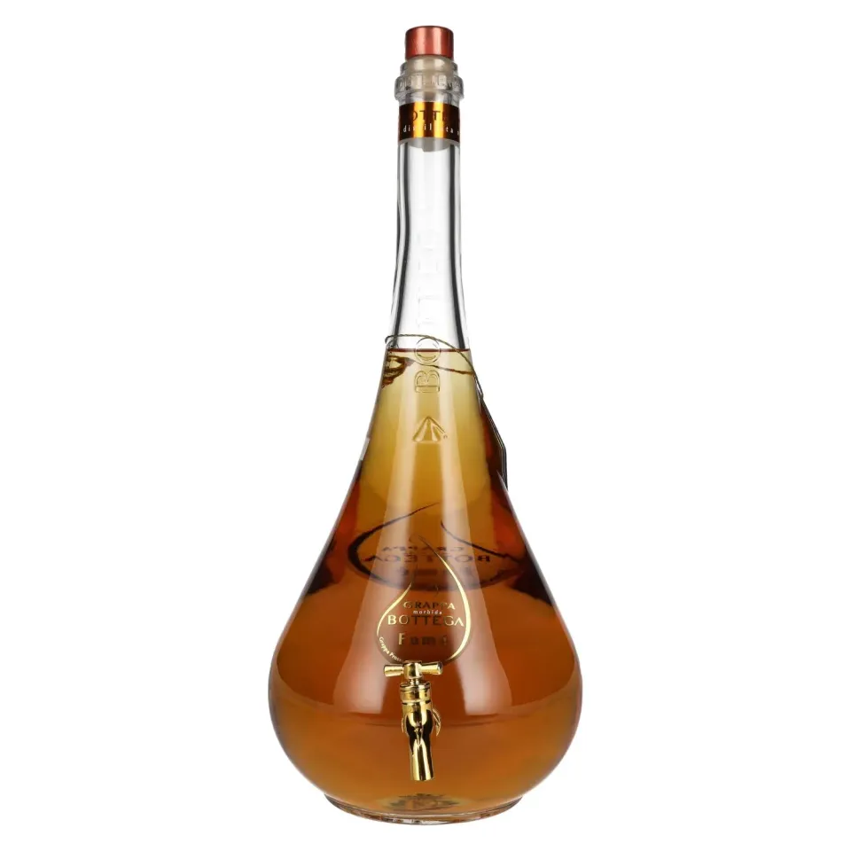 Bottega Grappa Prosecco Barricata Fumè grappa 3 l ambrata