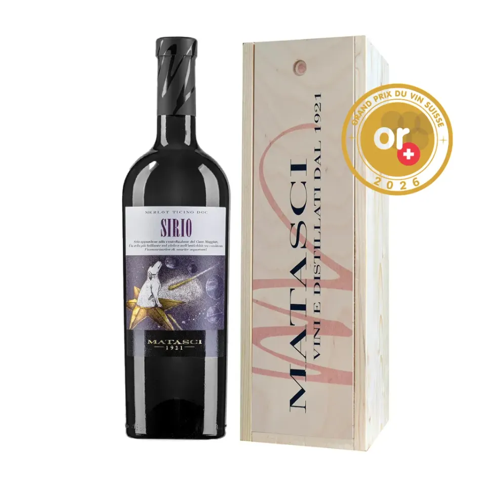 Matasci Sirio Merlot vino rosso Magnum 150 CL 2022 legno