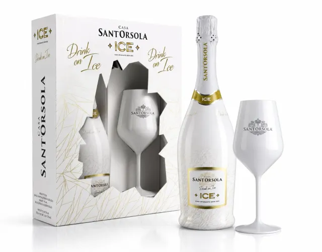 Sant'Orsola Prosecco Ice Demi Sec 750ml con Calice