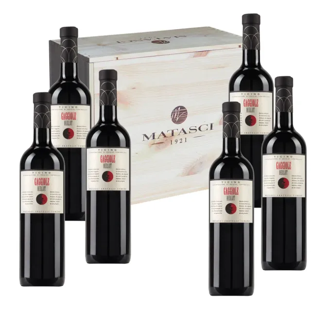 Matasci Cru Gaggiole Vintage Tasting vino rosso 6x75cl Merlot
