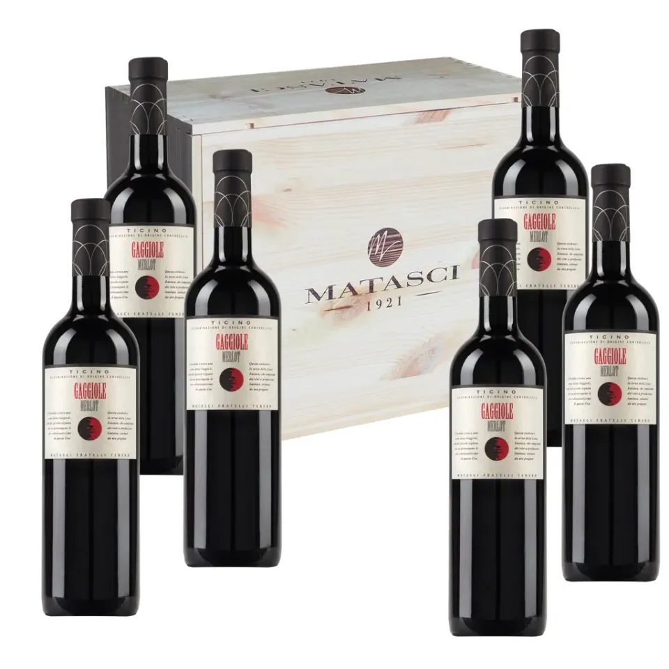 Matasci Cru Gaggiole Vintage Tasting vino rosso 6x75cl Merlot