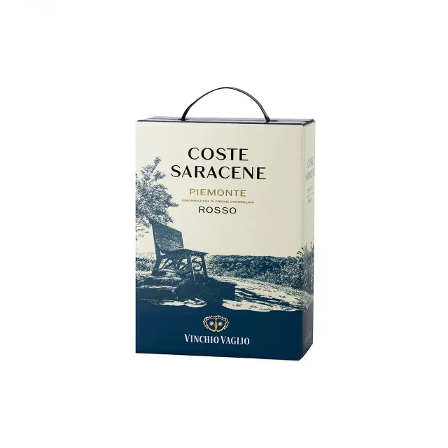 Vinchio Vaglio Coste Saracene bag in box rosso