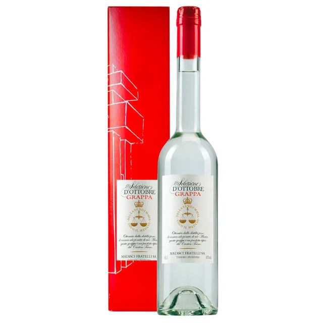 Matasci Selezione d'Ottobre grappa 50 CL Merlot Ticino