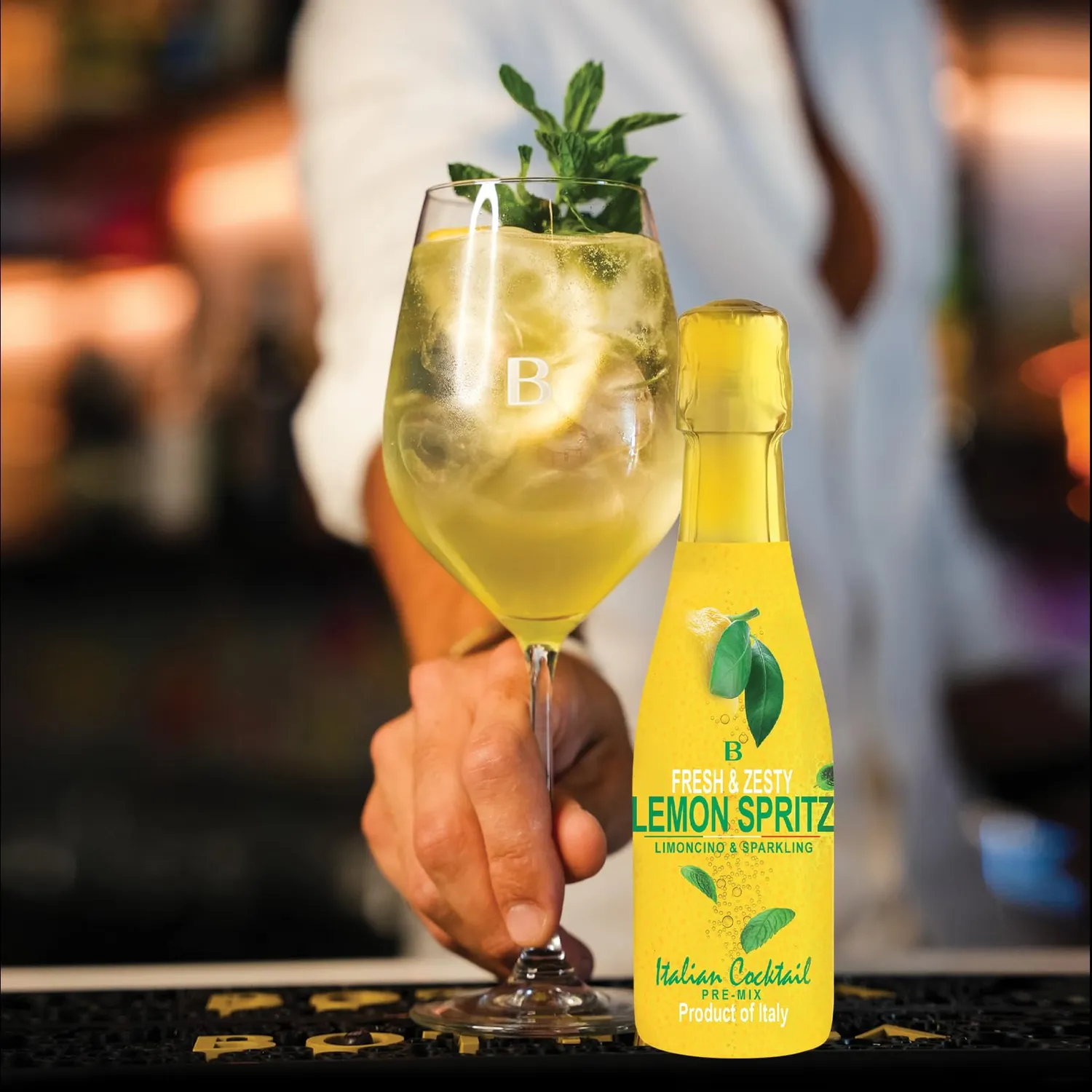 Bottega Lemon Spritz cocktail 200 ml limone e menta