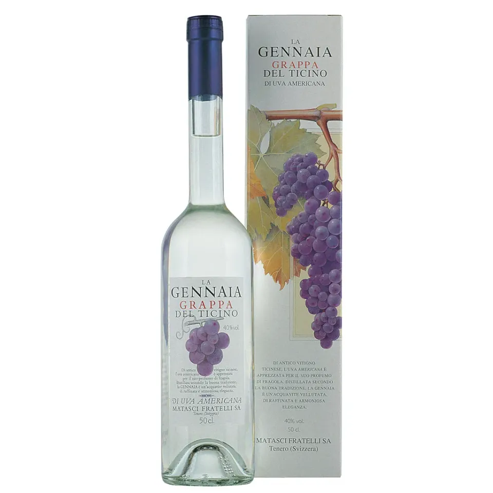 Matasci La Gennaia grappa uva americana 50 CL fragola