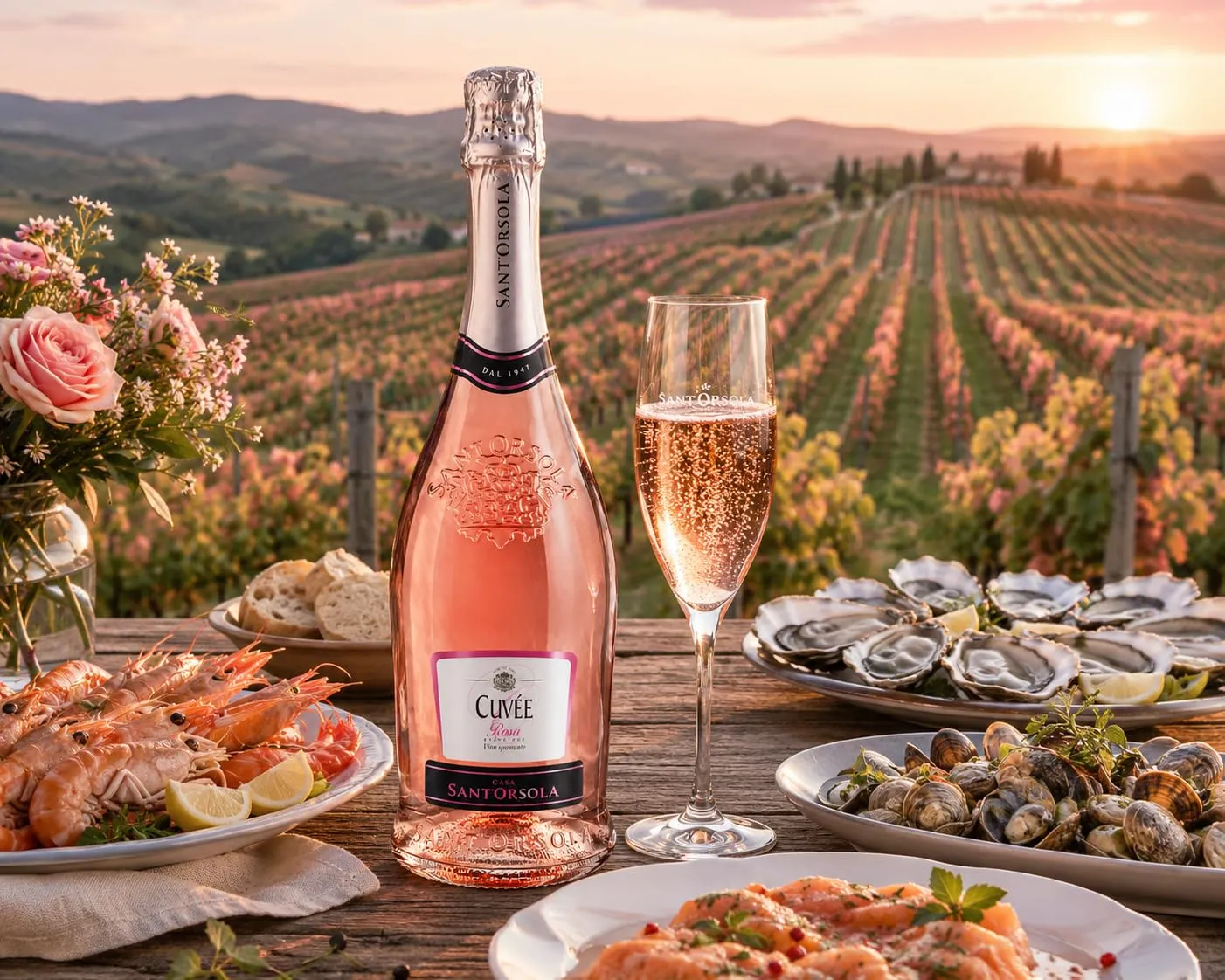 Sant'Orsola Cuvée Rosa Spumante 6x750 ml Morbido