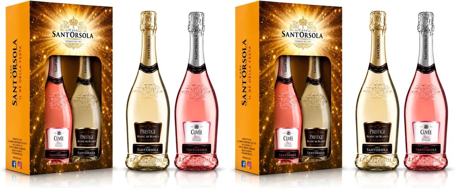 Sant'Orsola Cuvée Prestige Spumante Set 2x750 ml Dolce