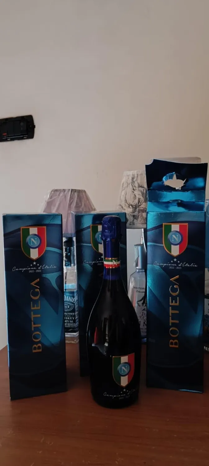Bottega Prosecco DOC Napoli Scudetto spumante brut 3x750 ml astuccio