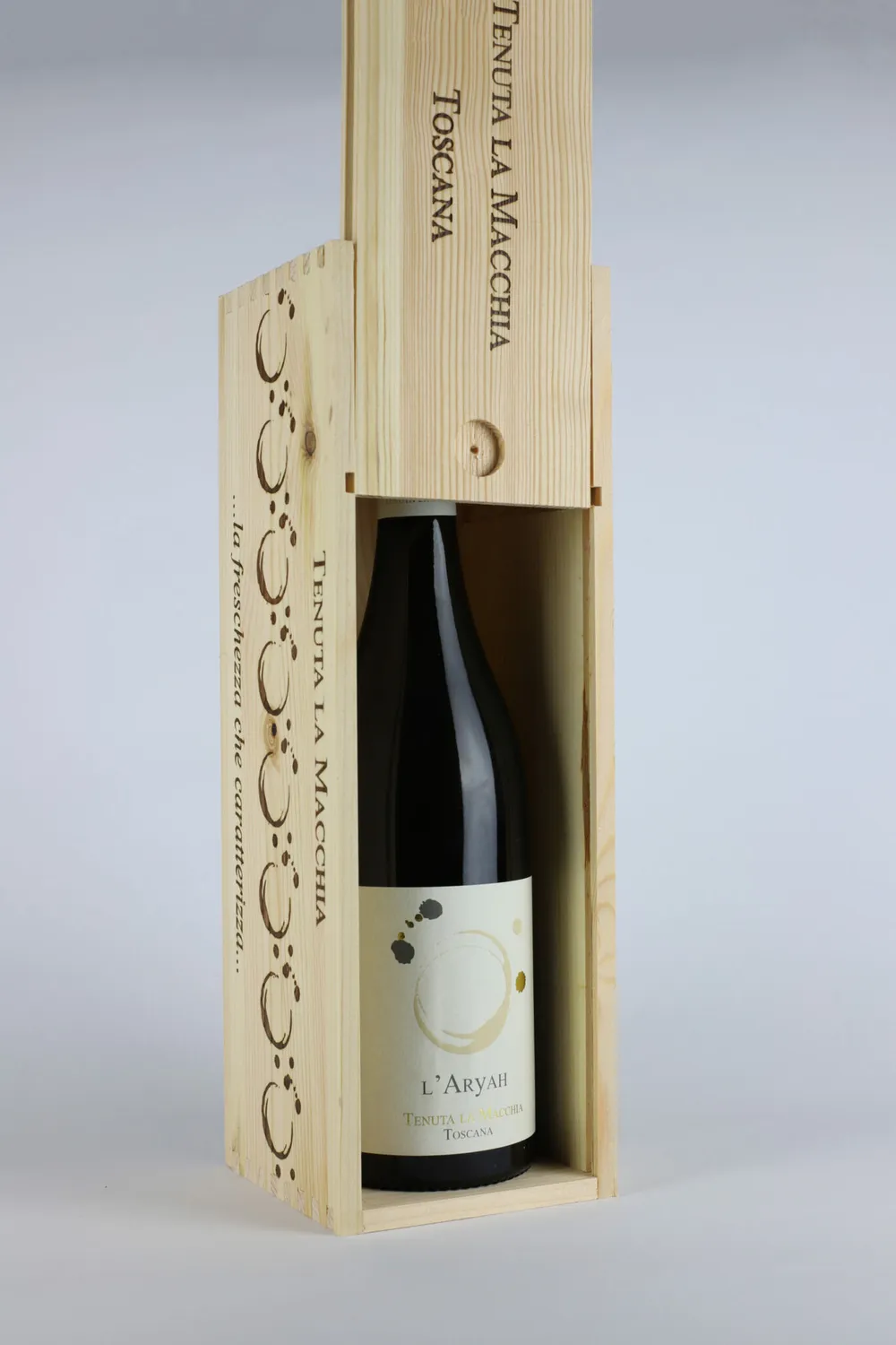 Tenuta La Macchia Scatola Legno per 1 Bottiglia regalo