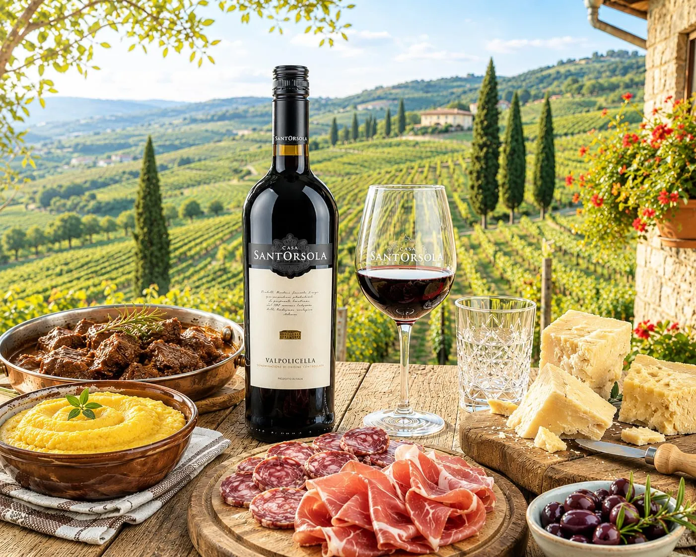 Sant'Orsola Valpolicella DOC vino rosso 6x750 ml asciutto