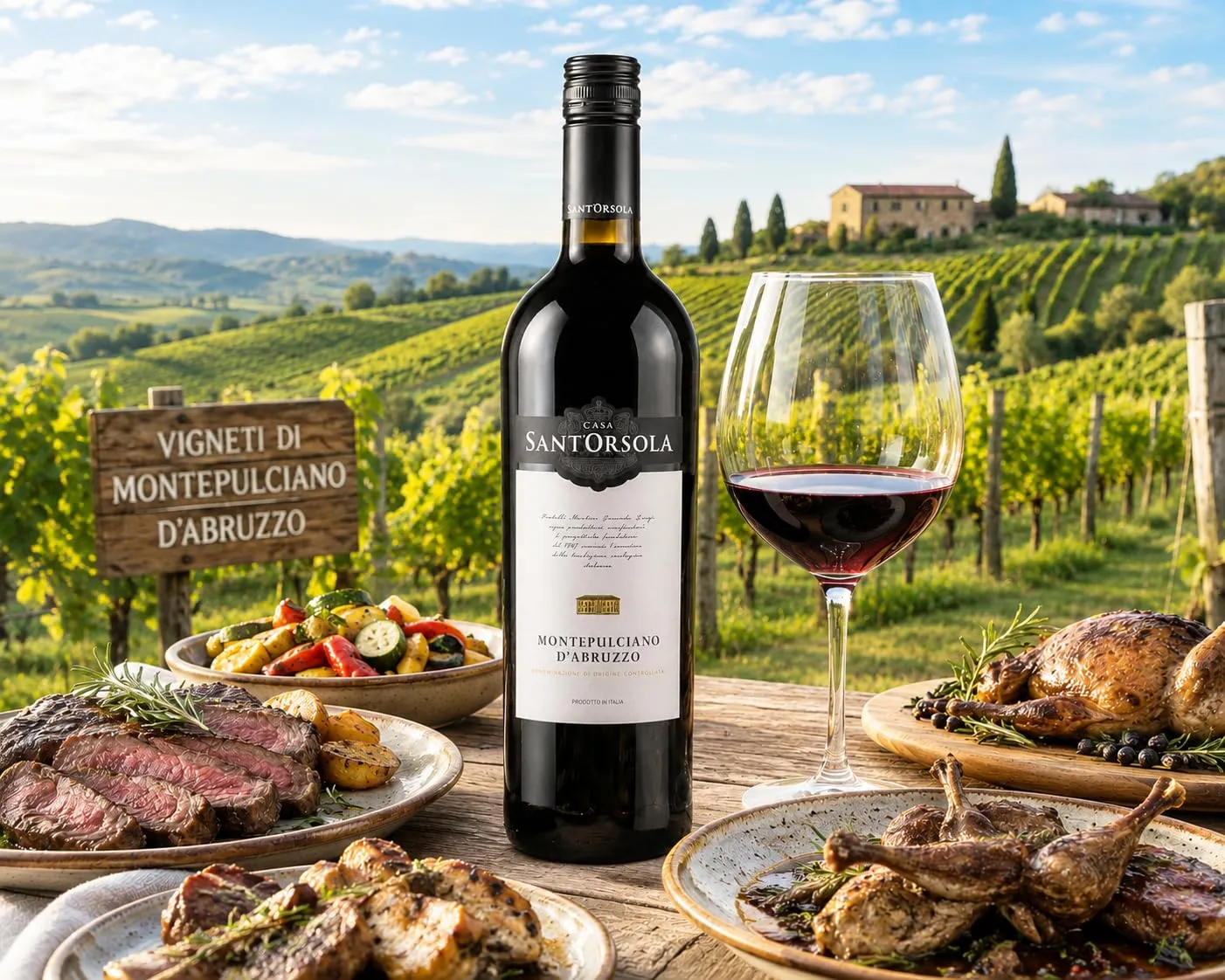 Sant'Orsola Montepulciano d'Abruzzo DOC vino 6x750 ml