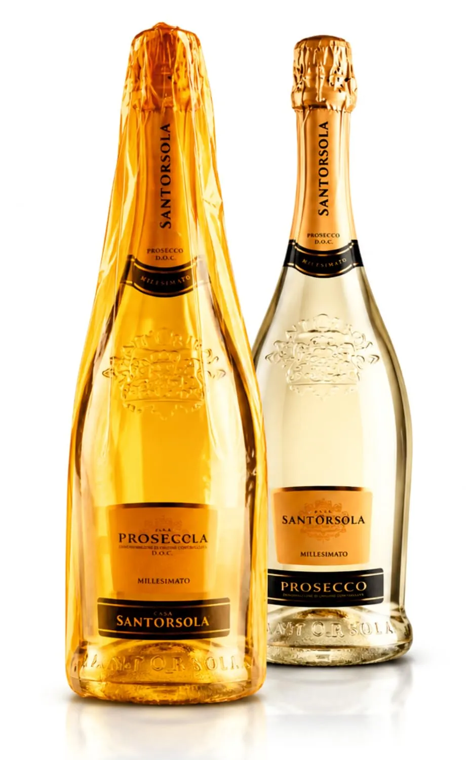 Sant'Orsola Prosecco Millesimato Extra Dry e Asti spumante 2x750 ml