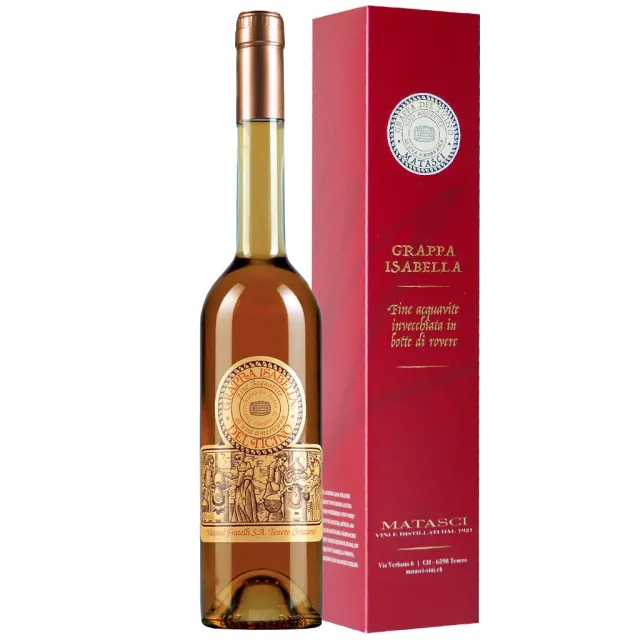 Matasci Isabella Grappa Uva Americana 50 CL barricata