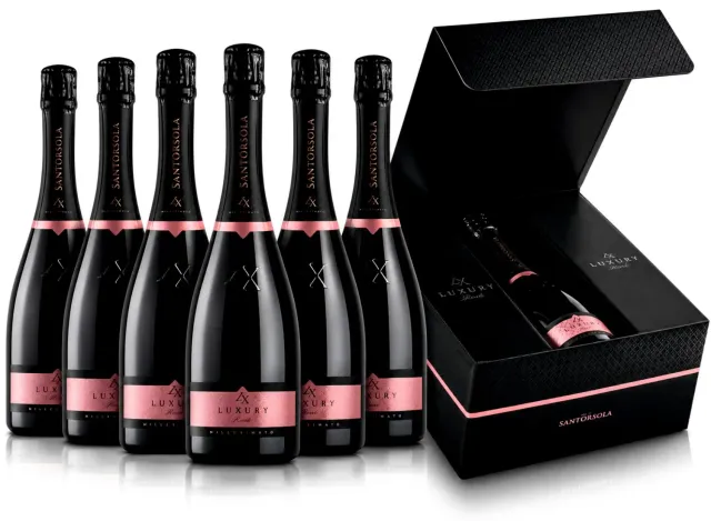 Sant'Orsola LX Prosecco Rose DOC Brut 6x750 ml in box