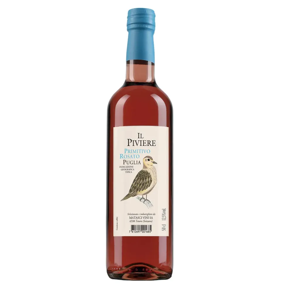 Matasci Il Piviere Primitivo Rosato Puglia IGT 50 CL secco